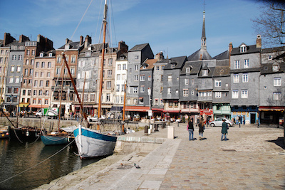 Studienreise Frankreich - Normandie - Paris - Caen - Cte Fleurie - Calvados - Kreidefelsen von Etretat und Honfleur