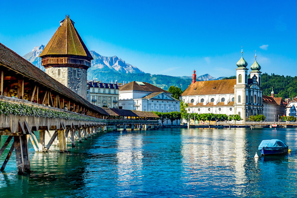 Liechtenstein Luzern Kapellbrck