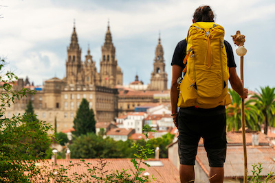 Spanien, Santiago de Compostela, Pilger